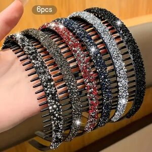 NIP! Sparkling and Shining Crystal Rhinestone Encrusted Headbands! You Pick ONE!